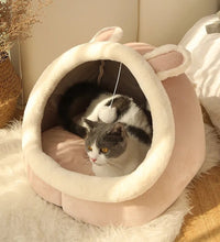 Deep Sleep Cat Bed Warm Pet Basket Cozy Cat House Kitten Lounger Cushion Cat Nesk Tent Very Soft Small Dog Mat Bag Cave Cats Bed - Urban Pet Plaza 