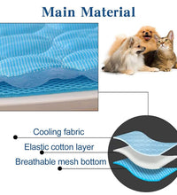 Dog Cooling Mat Extra Large Summer Pet Cold Bed for Small Big Dogs Cat Durable Blanket Sofa Cat Ice Pad Blanket Pet Accessories - Urban Pet Plaza 