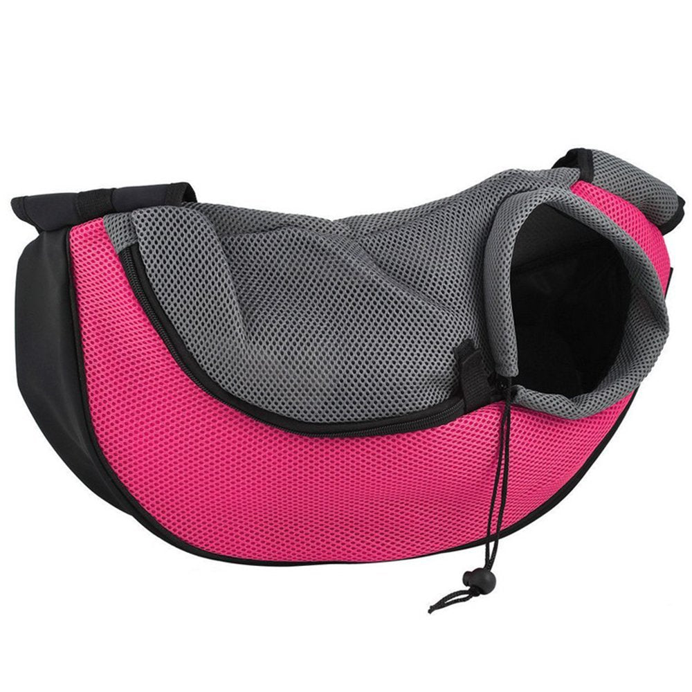 Mesh Oxford Pet Outdoor Travel Pet Puppy Carrier Handbag Pouch Single Shoulder Bag Sling Mesh Comfort Travel Tote Shoulder Bag - Urban Pet Plaza 