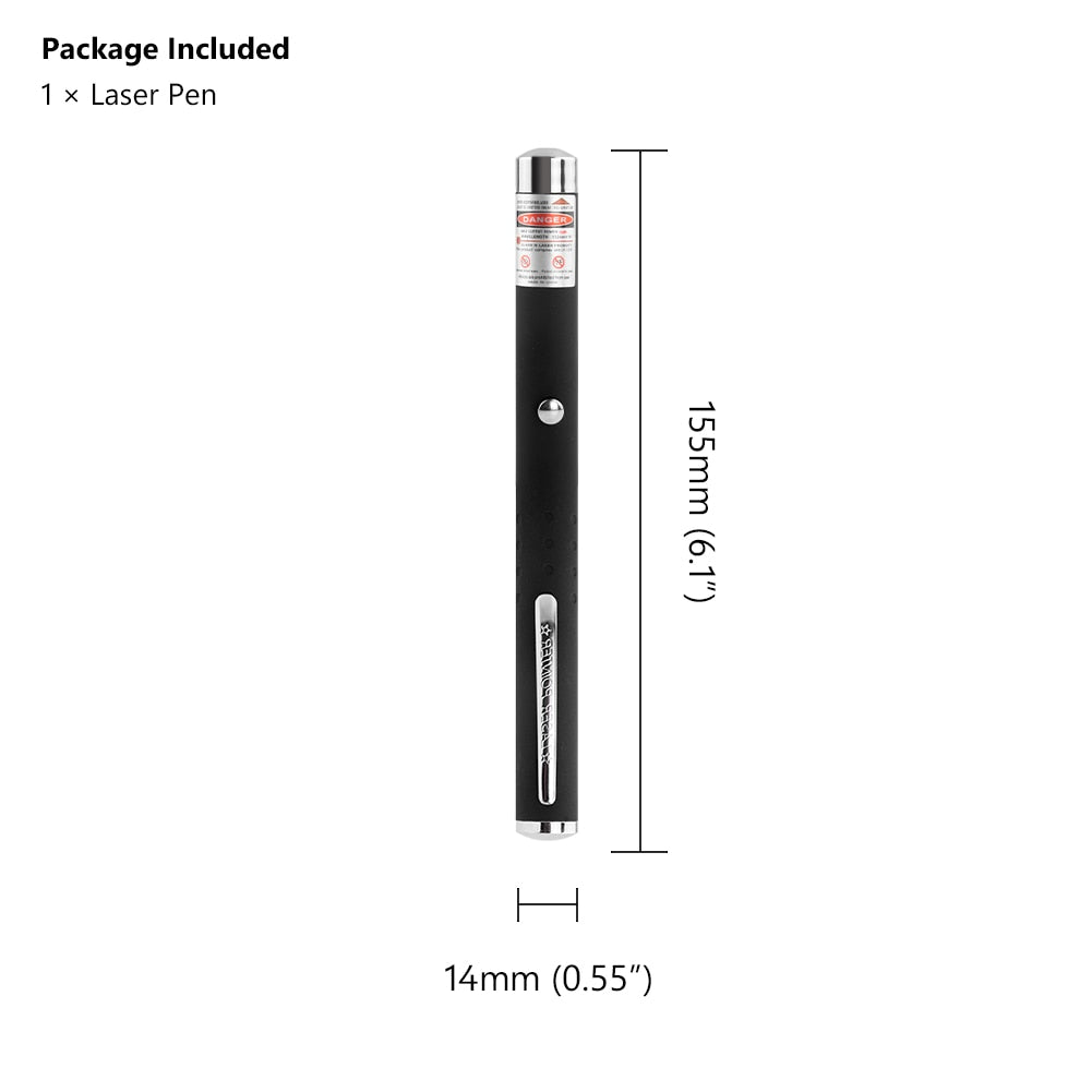 Laser Pointer 4mW High Pointer Laser Meter Pet Cat Toy Light Sight 530Nm 405Nm 650Nm Power Red Dot Office Interactive Laser Pen - Urban Pet Plaza 