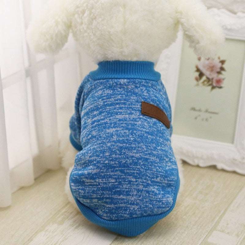Classic Warm Dog Clothes Puppy Outfit Pet Cat Jacket Coat Winter Soft Sweater Clothing For Small Dogs Chihuahua XS-2XL - Urban Pet Plaza 