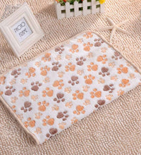 3 Sizes Cute Warm Pet Bed Mat Cover Towel Handcrafted Cat Dog Fleece Soft Blanket for Small Medium Large dogs Puppy Pet Supplies - Urban Pet Plaza 