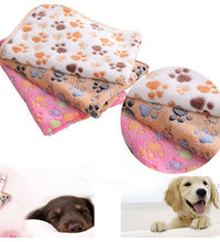 3 Sizes Cute Warm Pet Bed Mat Cover Towel Handcrafted Cat Dog Fleece Soft Blanket for Small Medium Large dogs Puppy Pet Supplies - Urban Pet Plaza 