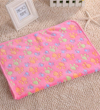 3 Sizes Cute Warm Pet Bed Mat Cover Towel Handcrafted Cat Dog Fleece Soft Blanket for Small Medium Large dogs Puppy Pet Supplies - Urban Pet Plaza 