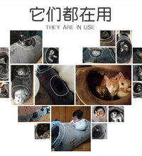 Funny Winter Warm Pet Cat Bed House Mat for Cats Bed Cave Tunnel Sleeping Bag Dog Beds House for Cats Pet Products Accessories - Urban Pet Plaza 