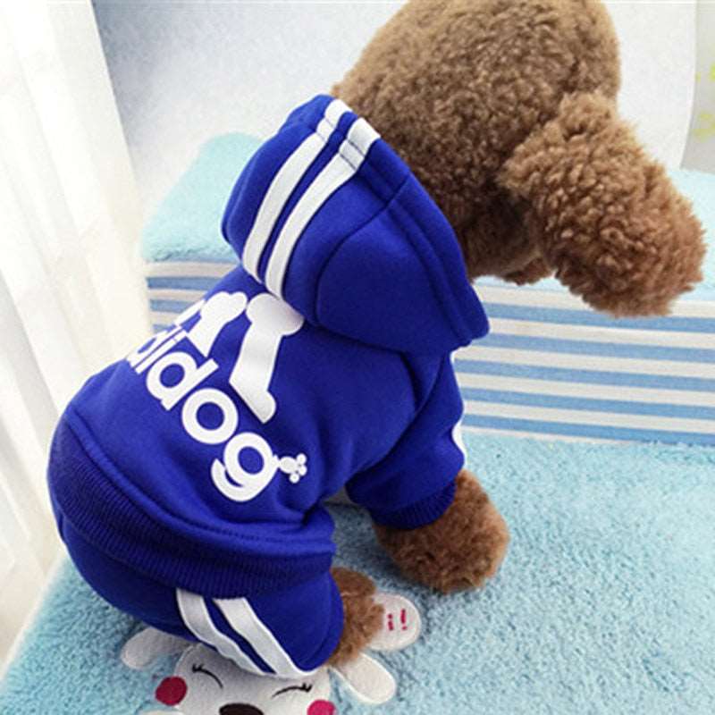 Clothes For Small Dogs Autumn Winter Warm Puppy Pet Cat Coat Jacket Sport Dog Jumpsuits Chihuahua French Bulldog Clothing Outfit - Urban Pet Plaza 