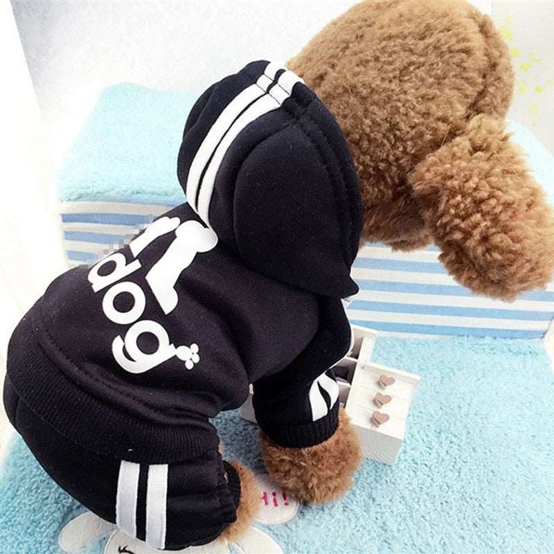 Clothes For Small Dogs Autumn Winter Warm Puppy Pet Cat Coat Jacket Sport Dog Jumpsuits Chihuahua French Bulldog Clothing Outfit - Urban Pet Plaza 