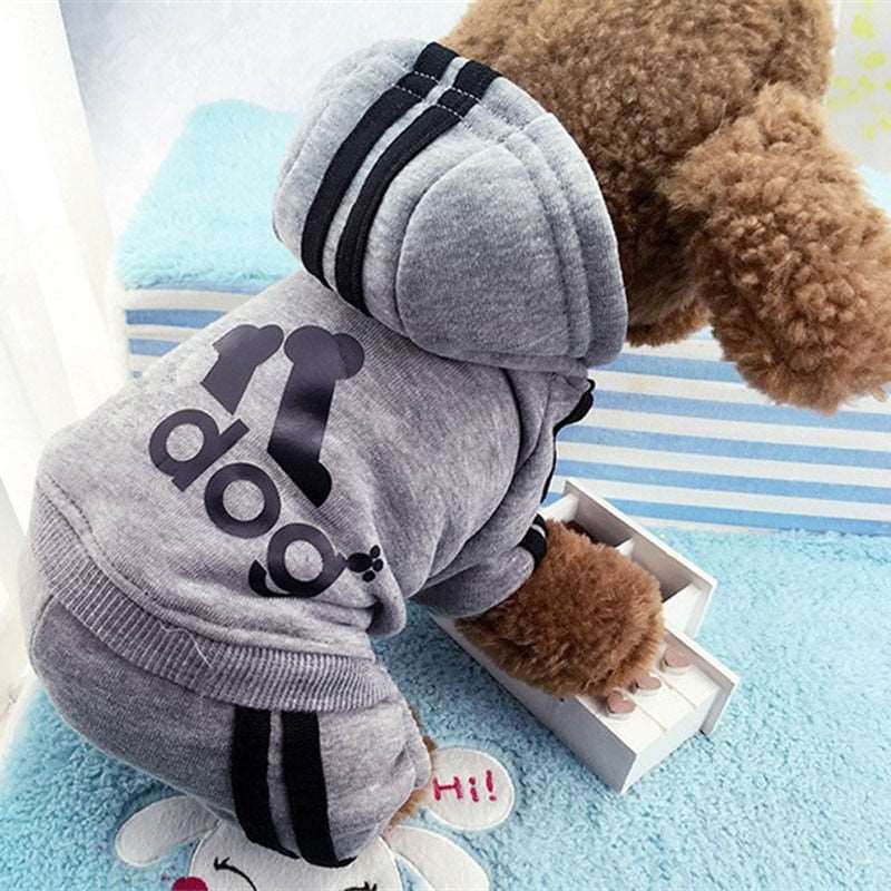 Clothes For Small Dogs Autumn Winter Warm Puppy Pet Cat Coat Jacket Sport Dog Jumpsuits Chihuahua French Bulldog Clothing Outfit - Urban Pet Plaza 