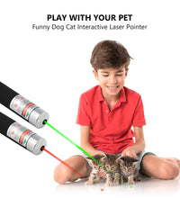 Laser Pointer 4mW High Pointer Laser Meter Pet Cat Toy Light Sight 530Nm 405Nm 650Nm Power Red Dot Office Interactive Laser Pen - Urban Pet Plaza 