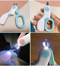 Professional Pet Nail Clipper LED Light Pet Nail Clipper Claw Grooming Scissors for Small Dogs Cats Scissors Dog Accessories - Urban Pet Plaza 