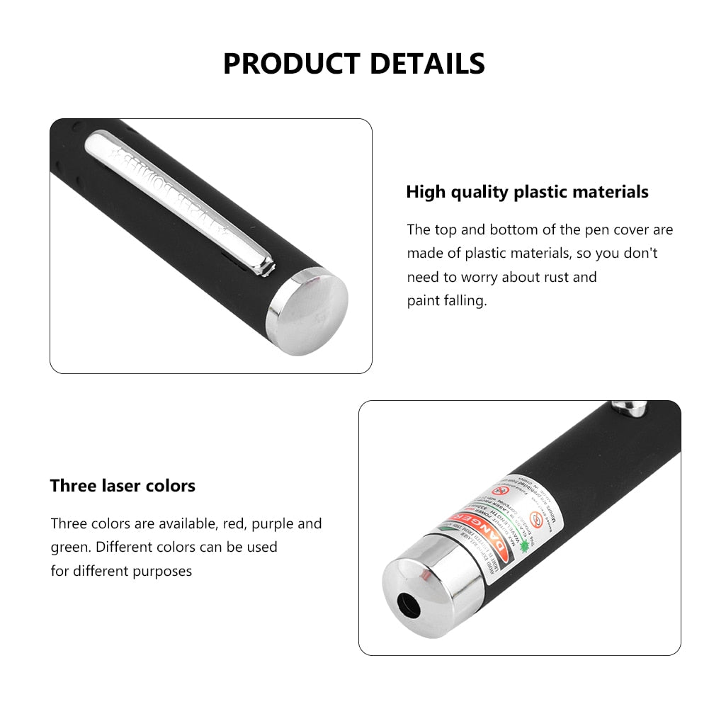 Laser Pointer 4mW High Pointer Laser Meter Pet Cat Toy Light Sight 530Nm 405Nm 650Nm Power Red Dot Office Interactive Laser Pen - Urban Pet Plaza 