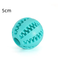 Natural Rubber Pet Dog Toys Dog Chew Toys Tooth Cleaning Treat Ball Extra-tough Interactive Elasticity Ball for Pet Accessories - Urban Pet Plaza 