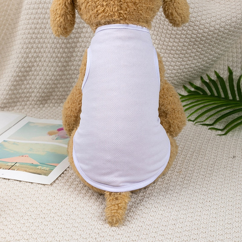 Dog Vest Small Dog Clothing Puppy Pet Cat T-shirt Thin Section Breathable Bottoming Puppy Shirt Soft Leisure Cat Vest - Urban Pet Plaza 