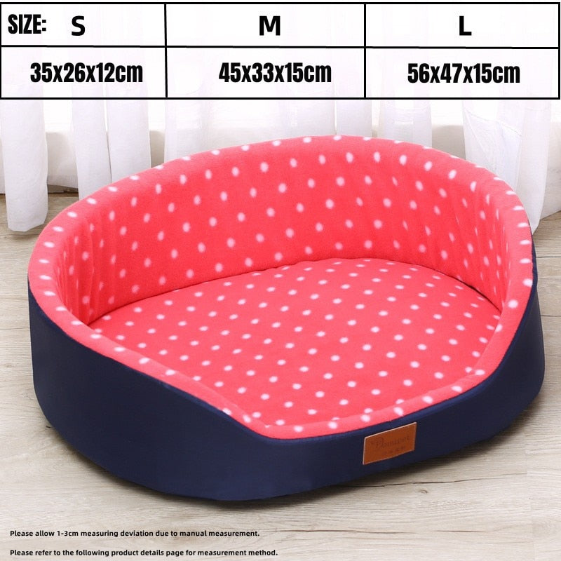 Double Sided Dog Bed Big Size Extra Large Dogs House Sofa Kennel Soft Fleece Pet Dog Cat Warm Bed S-L pet accessories - Urban Pet Plaza 