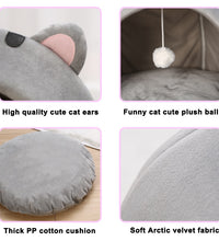 Super Cat Bed Warm Pet House Kitten Cave Cushion Cat House Warm Sleeping Dog Basket Tent Small Dog Mat Supplies Bed For Cats - Urban Pet Plaza 