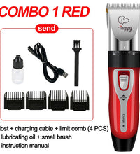 Dog Clipper Suit Dog Hair Clipper GroominHaircut Trimmer Shaver Set Pets Cordless Rechargeable Professional Multiple PET Uses - Urban Pet Plaza 