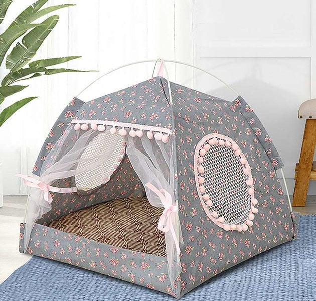 Breathable Cat Dog Litter Tent Kennel Foldable Universal Indoor Teepee Pet House Breathable Puppy Tent Bed Dog Supplies - Urban Pet Plaza 