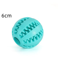 Natural Rubber Pet Dog Toys Dog Chew Toys Tooth Cleaning Treat Ball Extra-tough Interactive Elasticity Ball for Pet Accessories - Urban Pet Plaza 