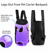 Pet Dog Carrier Backpack Mesh Dog Carriers Bag Breathable Portable Pet Dog Carrier Adjustable Mesh Dogs Strap Backpack - Urban Pet Plaza 