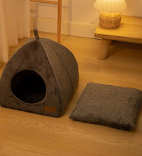 Cat Bed House For Indoor Winter Warm Deep Sleep Comfort Pet Basket Cozy Little Mat For Small Dog Kitten Accessories - Urban Pet Plaza 