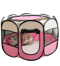 Portable Folding Pet Tent Dog House Octagonal Cage For Cat Tent Playpen Puppy Kennel Easy Operation Fence Outdoor Big Dogs House - Urban Pet Plaza 