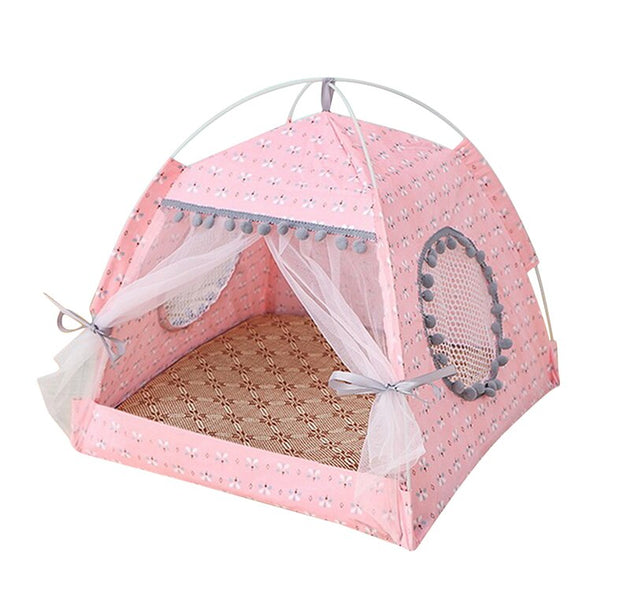 Breathable Cat Dog Litter Tent Kennel Foldable Universal Indoor Teepee Pet House Breathable Puppy Tent Bed Dog Supplies - Urban Pet Plaza 