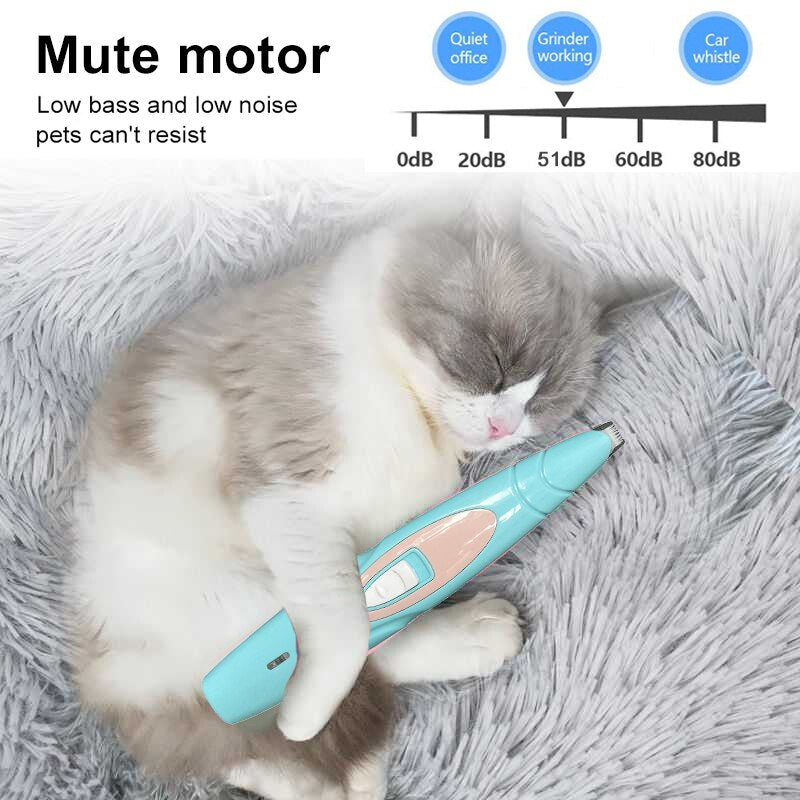 Electric Dog Clippers Professional Pet Foot Hair Trimmer Dog Grooming Hairdresser Dog Shear Butt Ear Eyes Hair Cutter Pedicure - Urban Pet Plaza 