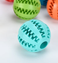 Natural Rubber Pet Dog Toys Dog Chew Toys Tooth Cleaning Treat Ball Extra-tough Interactive Elasticity Ball for Pet Accessories - Urban Pet Plaza 