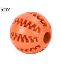 Natural Rubber Pet Dog Toys Dog Chew Toys Tooth Cleaning Treat Ball Extra-tough Interactive Elasticity Ball for Pet Accessories - Urban Pet Plaza 