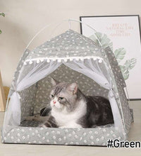 Cat Tent Bed Pet Products The General Teepee Closed Cozy Hammock with Floors Cat House Pet Small Dog House Accessories Products - Urban Pet Plaza 