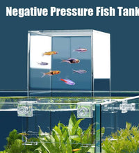 Creative Aquarium Negative Pressure Fish Tank Ecological Aquarium Landscape Decoration Small Fish Tank Fish Tank Bowl Isolation - Urban Pet Plaza 