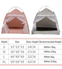 Cat Tent Bed Pet Products The General Teepee Closed Cozy Hammock with Floors Cat House Pet Small Dog House Accessories Products - Urban Pet Plaza 