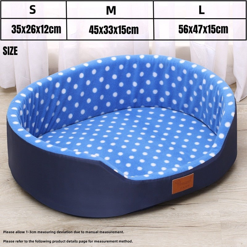 Double Sided Dog Bed Big Size Extra Large Dogs House Sofa Kennel Soft Fleece Pet Dog Cat Warm Bed S-L pet accessories - Urban Pet Plaza 