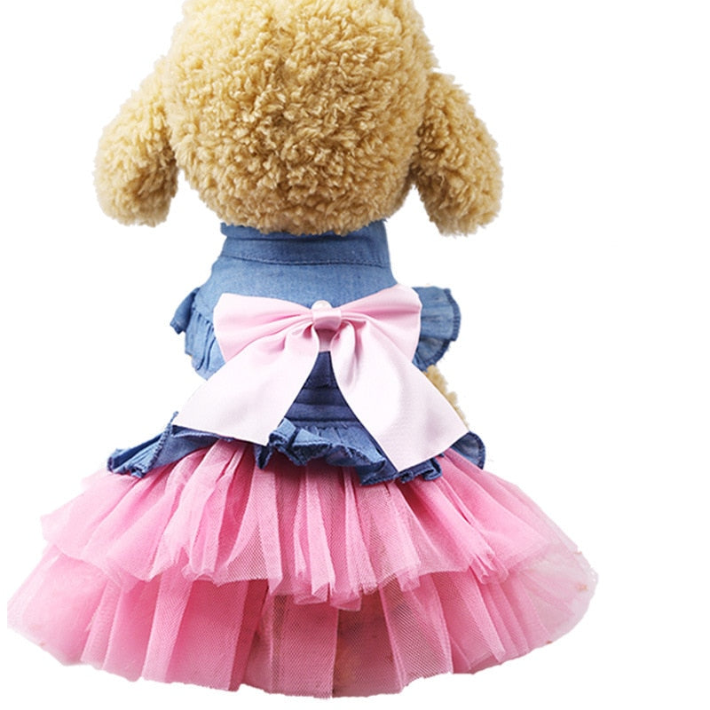 Pet Dress for Dog Small Pomeranian Girl and Boy Dress for Cat Small Dog Puppy Chihuahua Luxury Fashion Puppy Clothes Pet Product - Urban Pet Plaza 