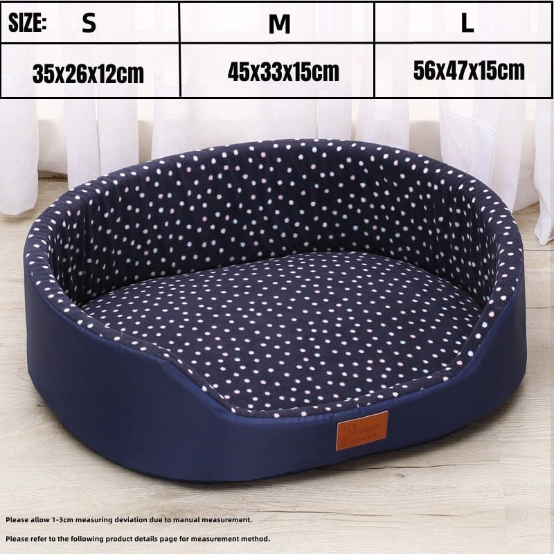 Double Sided Dog Bed Big Size Extra Large Dogs House Sofa Kennel Soft Fleece Pet Dog Cat Warm Bed S-L pet accessories - Urban Pet Plaza 