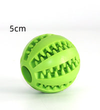 Natural Rubber Pet Dog Toys Dog Chew Toys Tooth Cleaning Treat Ball Extra-tough Interactive Elasticity Ball for Pet Accessories - Urban Pet Plaza 