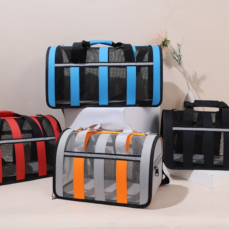 Pet Outing Portable Cat Dogs Handbag Summer Breathable Carrier Travel Puppy Kitten Single Shoulder Bag Pet Carrying Bag Supplie - Urban Pet Plaza 