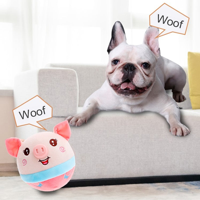 Electronic Pet Dog Toy Ball Pet Bouncing Jump Balls Talking Interactive Dog Plush Doll Toys New Gift For Pets USB Rechargeable - Urban Pet Plaza 