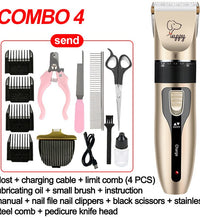 Dog Clipper Suit Dog Hair Clipper GroominHaircut Trimmer Shaver Set Pets Cordless Rechargeable Professional Multiple PET Uses - Urban Pet Plaza 