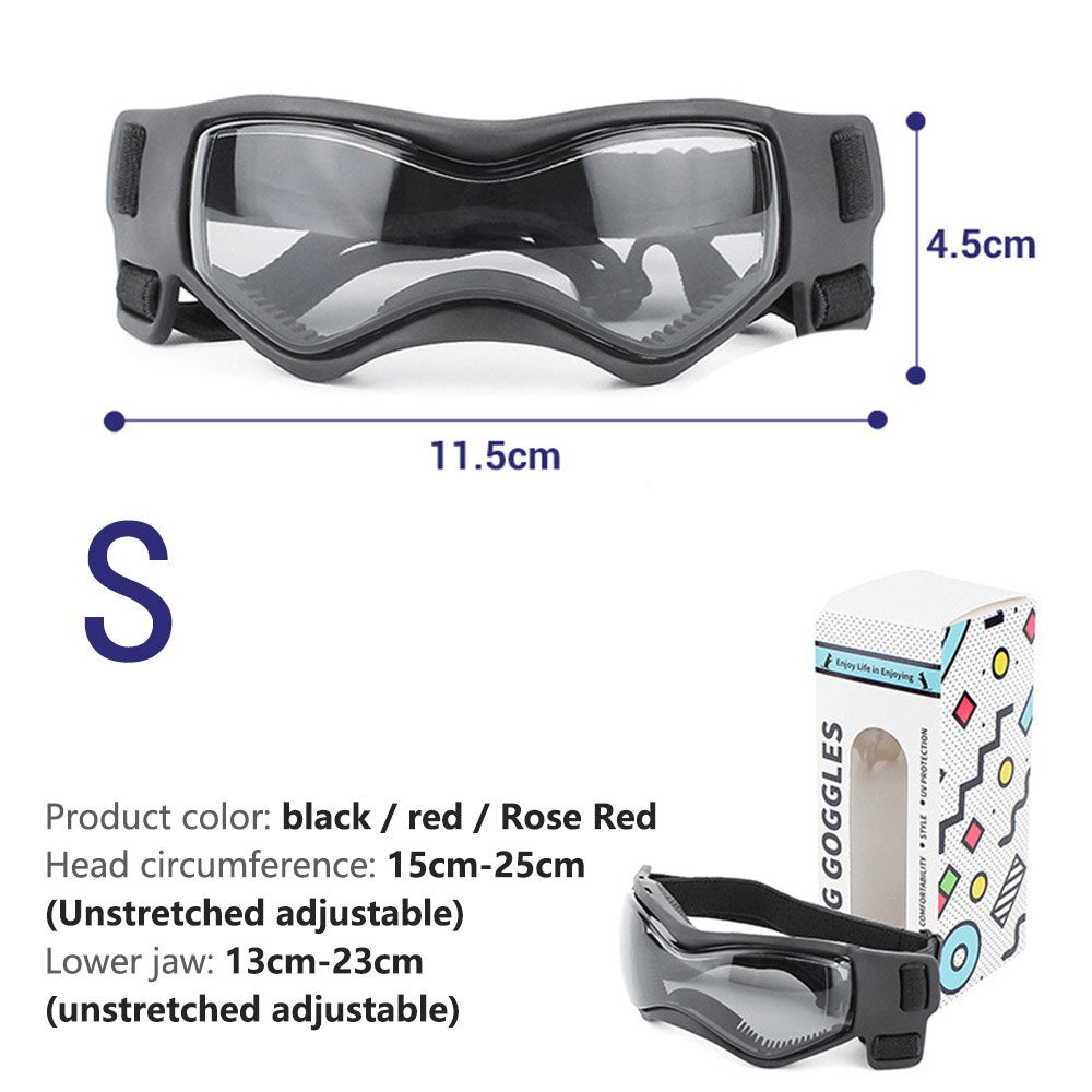 Dogs Pet Goggles UV Protection Soft Frame Sunglasses Sunglasses Waterproof Windproof Snow Outdoor Riding Driving Dog Supplies - Urban Pet Plaza 