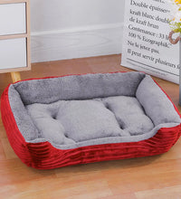 Bed for Dog Cat Pet Soft Square Plush Kennel Animals Accessories Dogs Basket Sofa Bed Larger Medium Puppy Pet Products Mattress - Urban Pet Plaza 
