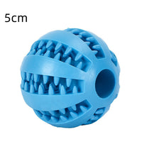 Natural Rubber Pet Dog Toys Dog Chew Toys Tooth Cleaning Treat Ball Extra-tough Interactive Elasticity Ball for Pet Accessories - Urban Pet Plaza 