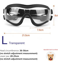 Dogs Pet Goggles UV Protection Soft Frame Sunglasses Sunglasses Waterproof Windproof Snow Outdoor Riding Driving Dog Supplies - Urban Pet Plaza 