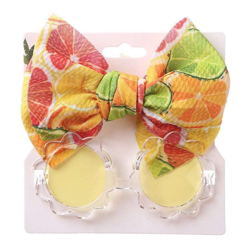 2Pcs/Set Pet Dog Headband Summer Beach Dog Sunglasses Dog Grooming Party Photography Props Cat Headband Bow Pet Hair Accessories - Urban Pet Plaza 