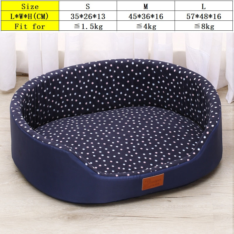 Soft Double-Side Pet Cat Dog Bed Big Dogs House Warm Sofa Cushion Large Pet Basket Blanket Accessories Medium Kennel Products - Urban Pet Plaza 
