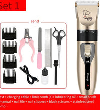 Dog Clipper Suit Dog Hair Clipper GroominHaircut Trimmer Shaver Set Pets Cordless Rechargeable Professional Multiple PET Uses - Urban Pet Plaza 