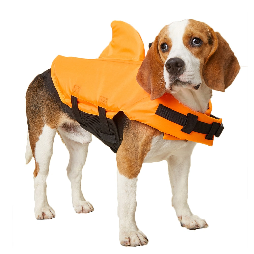 Shark Dog Life Jacket Enhanced Buoyancy Small Dogs Swimming Clothes Safety Vest with Handle for Medium Large Dogs Surfing - Urban Pet Plaza 