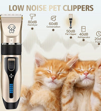 Dog Clipper Dog Hair Clippers Grooming (Pet/Cat/Dog/Rabbit) Haircut Trimmer Shaver Set Pets Cordless Rechargeable Professional - Urban Pet Plaza 