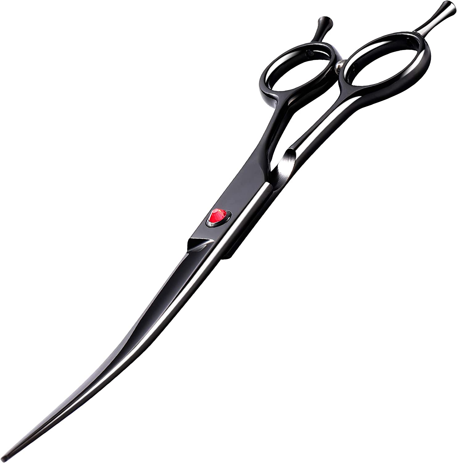 Portable Curved Pet Hair Scissors Grooming Both Hand Available Stainless Steel Dog Scissors Pets Shears Animal Cutting Scissors - Urban Pet Plaza 