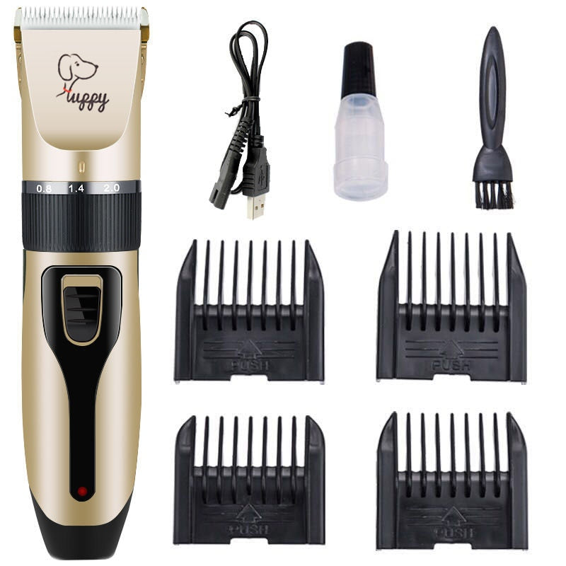 Dog Clipper Dog Hair Clippers Grooming (Pet/Cat/Dog/Rabbit) Haircut Trimmer Shaver Set Pets Cordless Rechargeable Professional - Urban Pet Plaza 